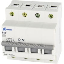 Изображение товара Контактор (Legrand) ВА47-063Про, 4P, 50A, Icu-4,5kA, х-ка С