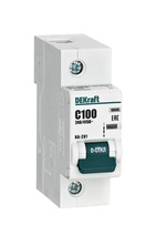 Изображение товара Dekraft Автоматический выключатель 1Р 100А х-ка С ВА-201 10кА