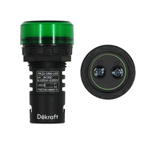 Изображение товара Dekraft Лампа комм. ADDS D22 LED зел. 24В AC/DC ЛK-22