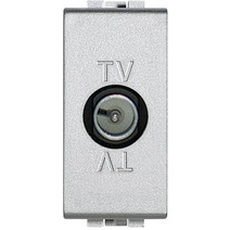 Изображение товара BT LL Алюминий Розетка TV проходная, 1 мод.