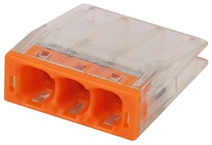 Изображение товара ЭРА Клемма компактная с пастой серия 243 3 отверстия 0.5-2.5 мм2 упаковка 100 шт. Изображение товара ЭРА Клемма компактная с пастой серия 243 3 отверстия 0.5-2.5 мм2 упаковка 100 шт.