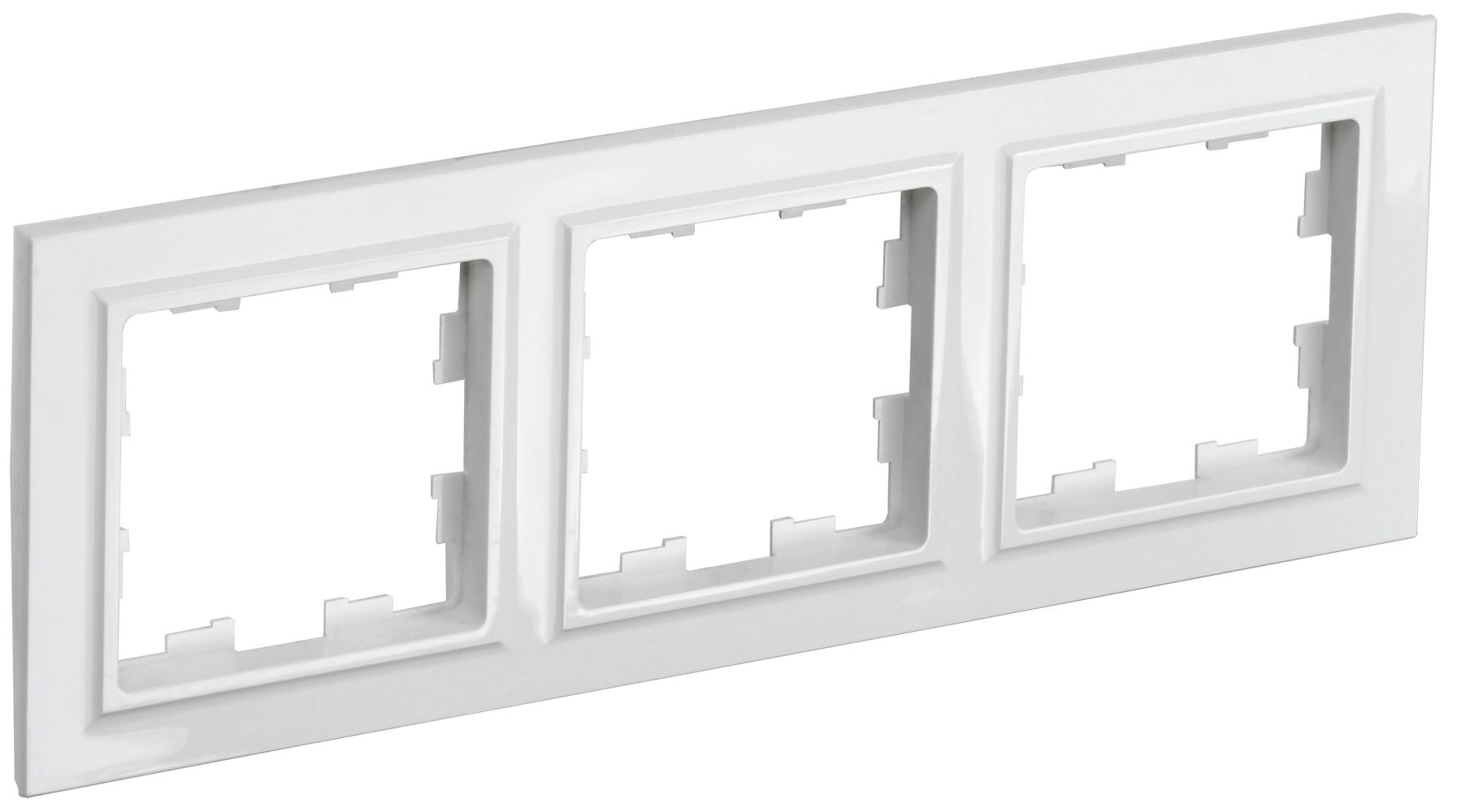Изображение товара IEK BRITE Рамка 3-мест. РУ-3-БрБ бел.