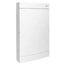 Изображение товара EKF Unix Щит слаботочный навесной "Unix" белая дверь 4 габарит увеличенный IP41.