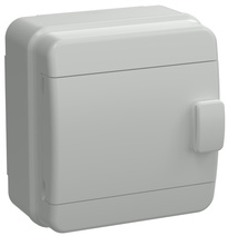 Изображение товара IEK TEKFOR Корпус пласт. КМПн-6 IP65 сер. непрозр. дверь