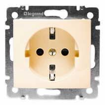 Изображение товара Legrand DIY Valena Крем Розетка 1-ая с/з.