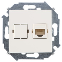 Изображение товара Simon 15 Бежевая Розетка компьютерная 1-ая RJ45 кат.5е