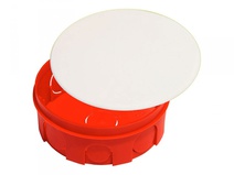 Изображение товара Hegel Коробка монтажная с крышкой д/сплош стен, внутр разм 97x38,5 мм, ниша: 104x40, круг, IP20