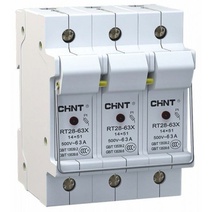 Изображение товара CHINT Держатель плавких вставок с индикацией RT28-63X 14х51 3П