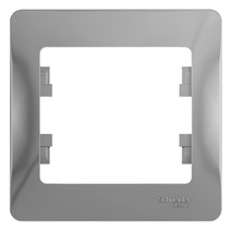 Изображение товара Systeme Electric Glossa Алюминий Рамка 1-ая