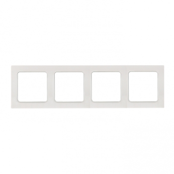 Изображение товара ERKF Стокгольм Белый Рамка 4-ая — четырехпостовая, IP20