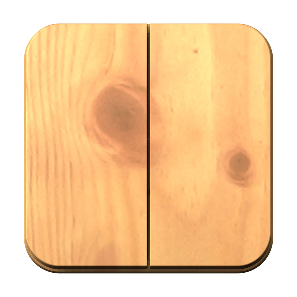 Изображение товара BLANCA 2-клавишный выключатель, 250 В, 10 А, Ясень, 2x управл.