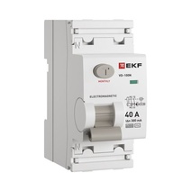 Изображение товара EKF PROxima Выключатель дифференциального тока ВД-100N 2P 40А 300мА тип AC эл-мех 6кА.