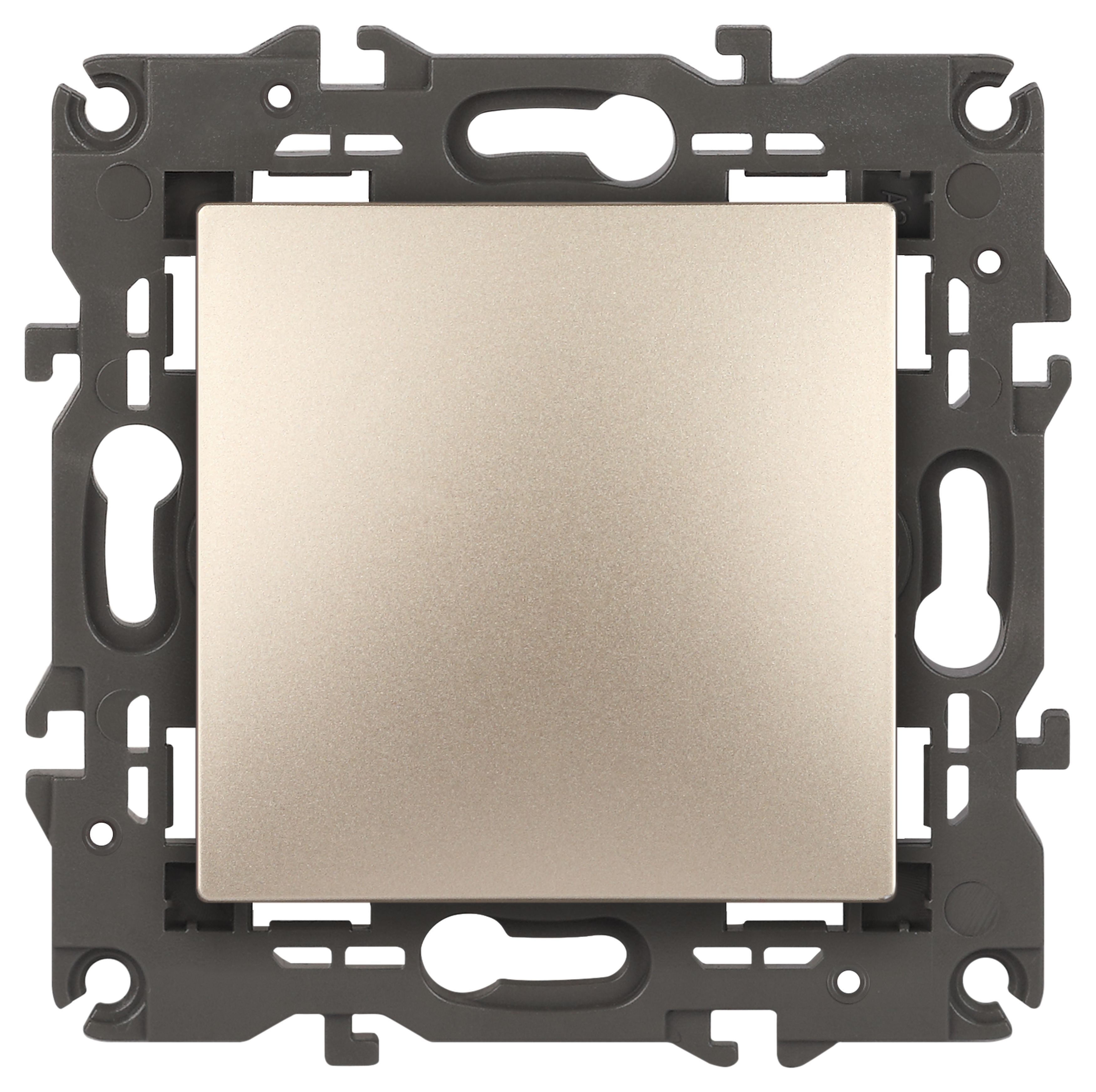 Изображение товара ЭРА Выключатель Elegance 14-1101-04 10АХ-250В IP20 шампань