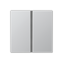 Изображение товара JUNG двухклавишная крышка для KNX, в сборе