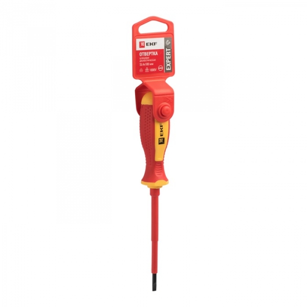 Изображение товара EKF Expert Отвертка SL4x100 мм 1000В.