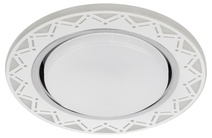 Изображение товара ЭРА Светильник встраиваемый cо светодиодной подсветкой DK LD27 WH/WH под лампу GX53 белый/белый