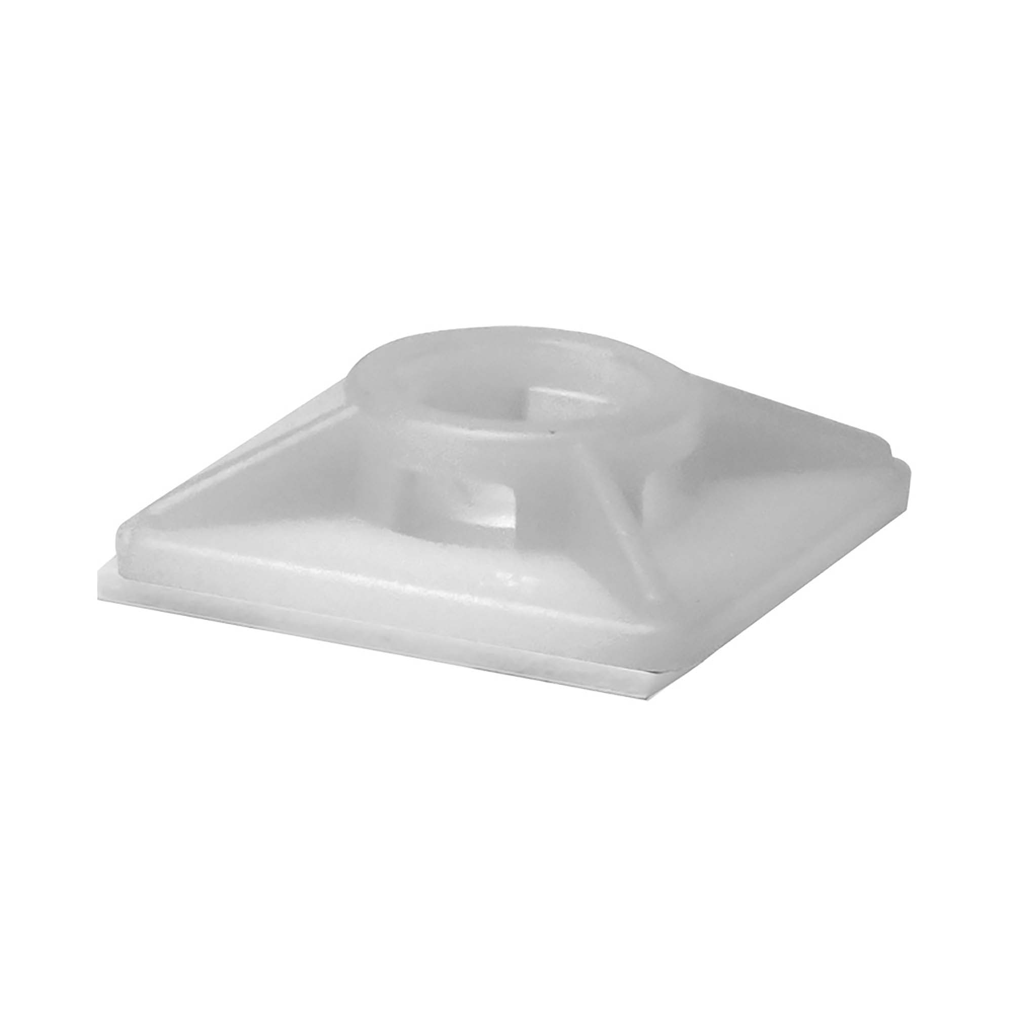 Изображение товара DKC Монтажная база двойная самоклеящаяся 19x19, белая для хомутов шириной до 3,6мм