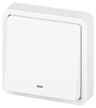 Изображение товара ЭРА Выключатель Эксперт 11-1522-01 с подсветкой IP55 10АХ-250В СУ белый