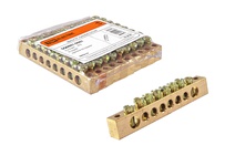 Изображение товара TDM Шина N нулевая 6х9мм 8/2 (8групп/крепеж по краям)