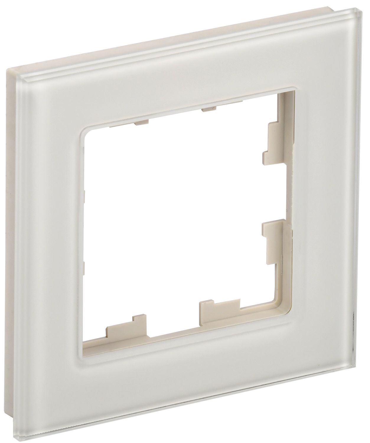 Изображение товара Рамка IEK BRITE DECOR 1-постовая, ванильный глянец Изображение товара Рамка IEK BRITE DECOR 1-постовая, ванильный глянец