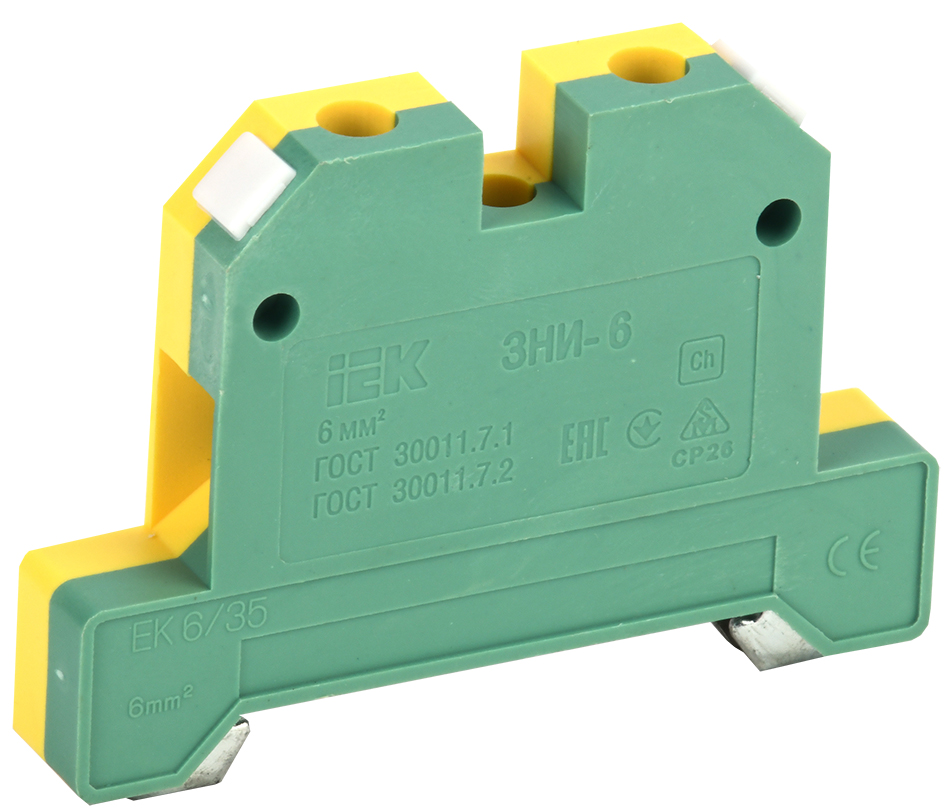 Изображение товара IEK Зажим наборный ЗНИ-6PEN 6мм2 (JXB-земля)
