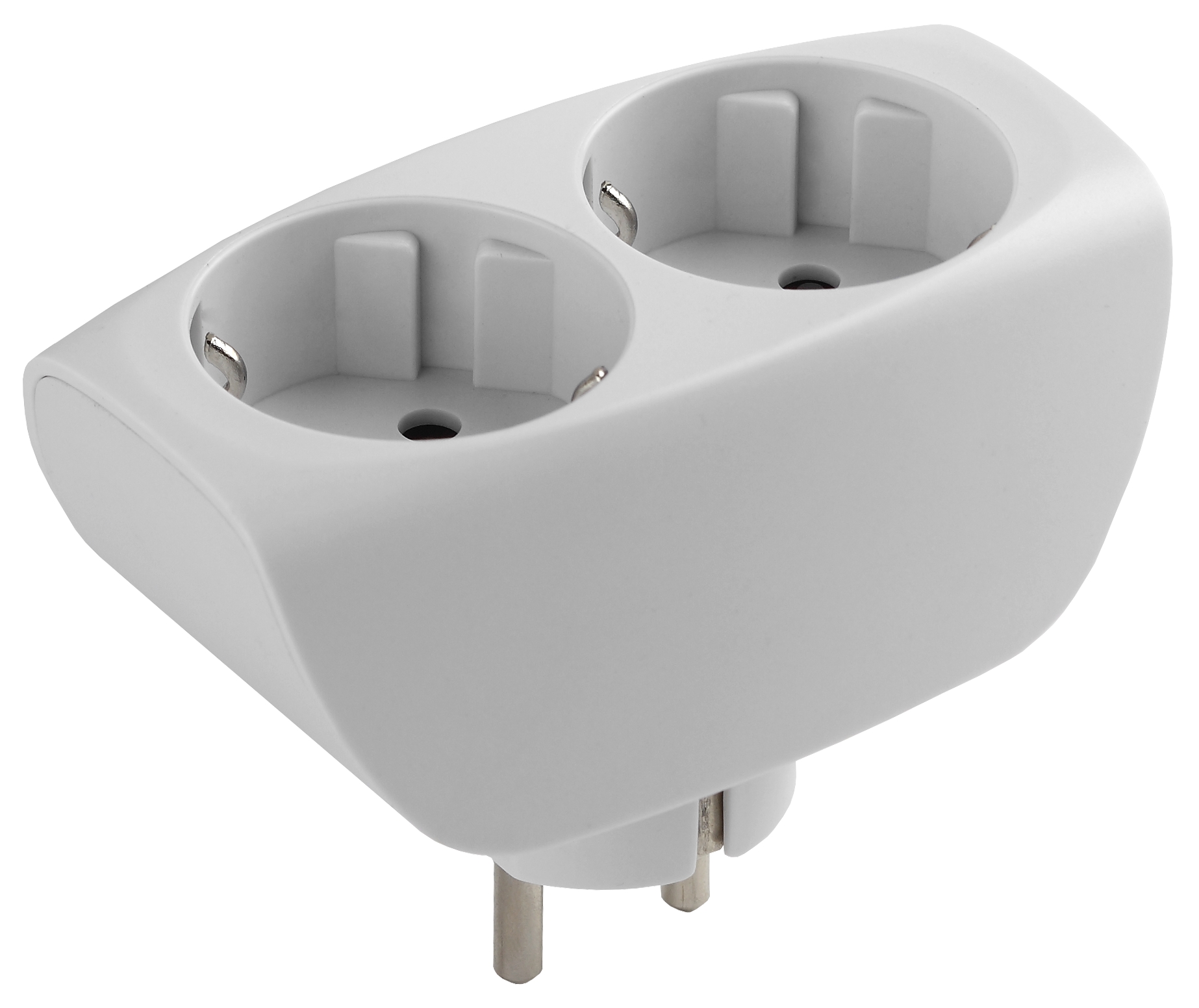 Изображение товара Эра SP-2e-W: разветвитель 2 розетки с заземлением, 16 А, белый