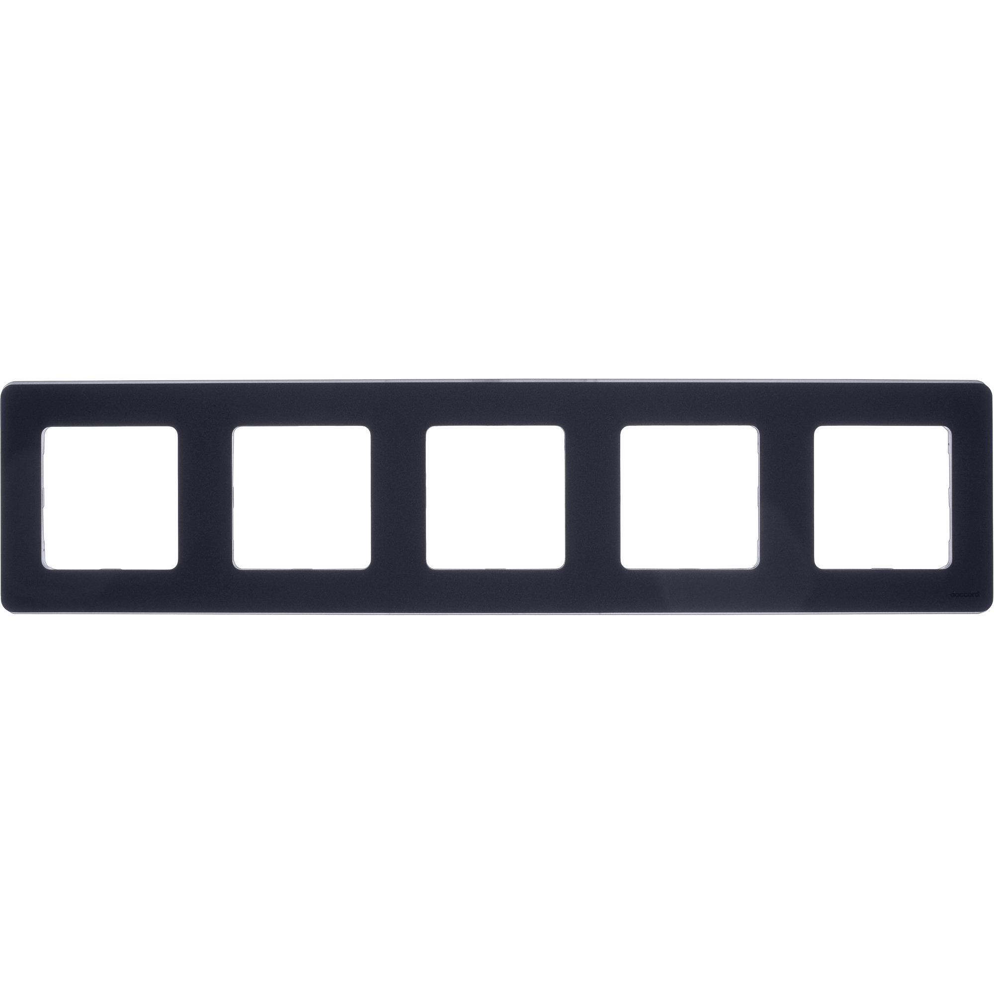 Изображение товара Legrand/Daccord INSPIRIA Антрацит Рамка - 5 постов.