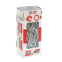 Изображение товара Tech-Krep Саморезы универсальные  50х4,5 мм (200 шт)  оцинкованные - коробка с ок. Tech-Kr