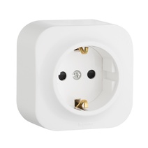 Изображение товара Legrand Quteo Белый Розетка с/з.