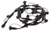 Изображение товара ЭРА Разветвитель ERAPS-R для гирлянд IP65 20 гнезд 2 метра каучук черный