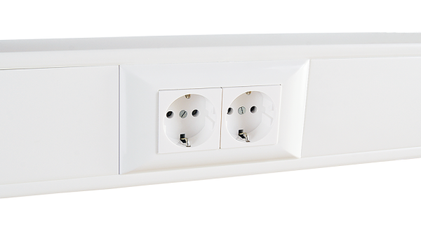 Изображение товара SPL Суппорт Mosaic 4 модуля для кабель-каналов 100х50 - ЭУИ 45х45(638003 - SPL - 100008S)