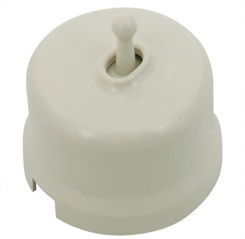 Изображение товара BIRONI Лизетта выключатель 1-кл тумблерный, 250 В, 10 А, IP20