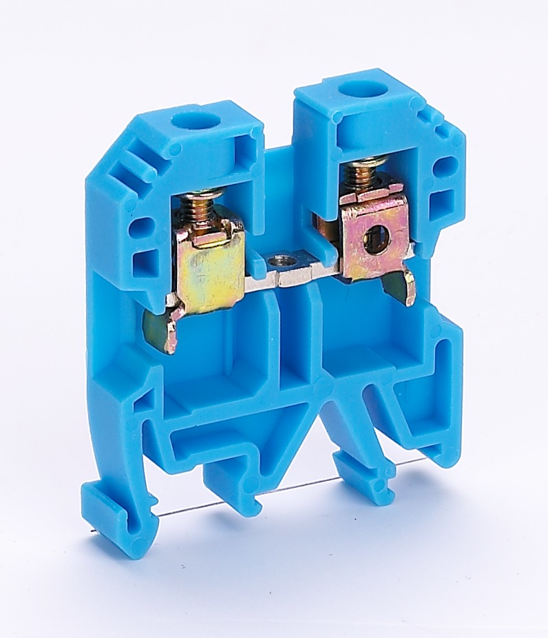 Изображение товара ЗН-101 Зажим наборный DEKraft, 50 А, 6 мм², синий, DIN-рейка