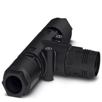 Изображение товара QUICKON 4PE6,0 2X12-20 BK — Т-распределитель Phoenix Contact