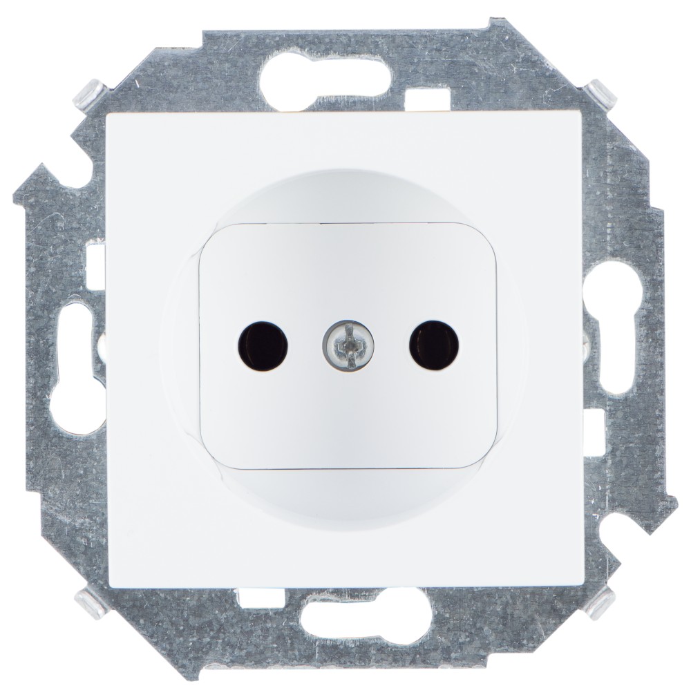 Изображение товара Simon 15 Белая Розетка б/з, 16А, 250В, винт.зажим