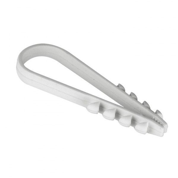 Изображение товара Дюбель-хомут EKF PROxima для кабеля 19–25 мм белый