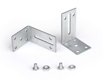 Изображение товара Ambrella Уголок монтажнырегулируемый для корпуса в натяжной потолок GL3620 60*22*40 (2шт)