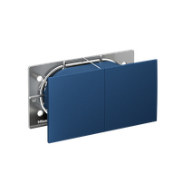 Изображение товара Systeme Electric AtlasDesign Аквамарин Розетка двойная с/з со шторками со сдвиж. крышк, 16А, в сборе