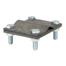 Изображение товара EKF PROxima Зажим заземлитель 20 - полоса 50 (пластина 70*80мм) HZ.