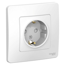 Изображение товара Systeme Electric Blanca внутр Бел Розетка с/з со шторками, 16А, 250В