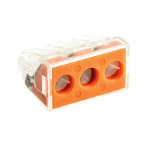 Изображение товара EKF PROxima Клемма СМК 773-173 (с пастой), 3 отверстия, 2,5-6,0 мм2 (уп.50шт.).