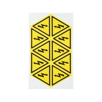 Изображение товара REXANT Наклейка знак электробезопасности «Опасность поражения электротоком» 50х50х50 мм 50шт..