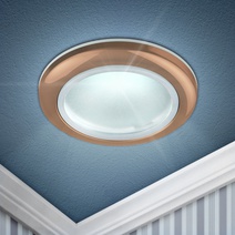 Изображение товара ЭРА Светильник встраиваемый влагозащищенный WR1 SC под лампу MR16 GU5.3 медь