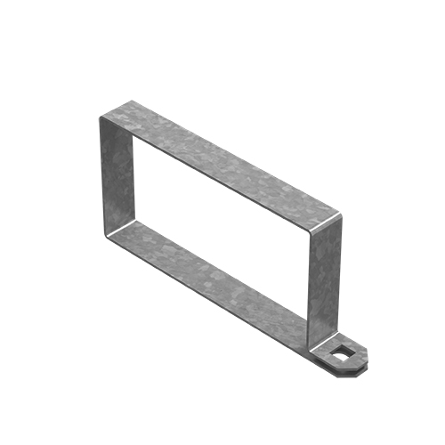 Изображение товара OSTEC Хомут крышки поясной 400х50, толщ. 1,5 мм, Сендзимир цинк