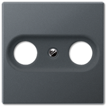 Изображение товара JUNG A 500 Антрацит Накладка TV-FM розетки
