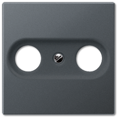 Изображение товара JUNG A 500 накладка TV-FM розетки Антрацит
