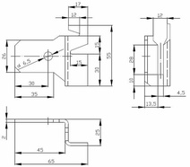 Изображение товара ЗЭТАРУС Держатель шины заземления К188У2
