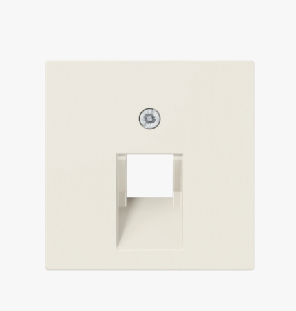 Изображение товара JUNG AS 500 Бежевая Накладка 1-ой наклонной ТЛФ/комп розетки (подходит к серии Ecoprofi)