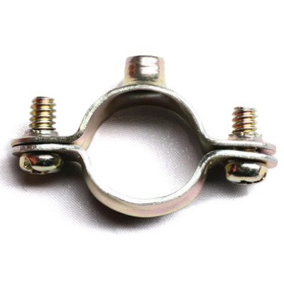 Изображение товара Хомут стальной с внутренней резьбой М6, диаметр 16 мм, цинкование