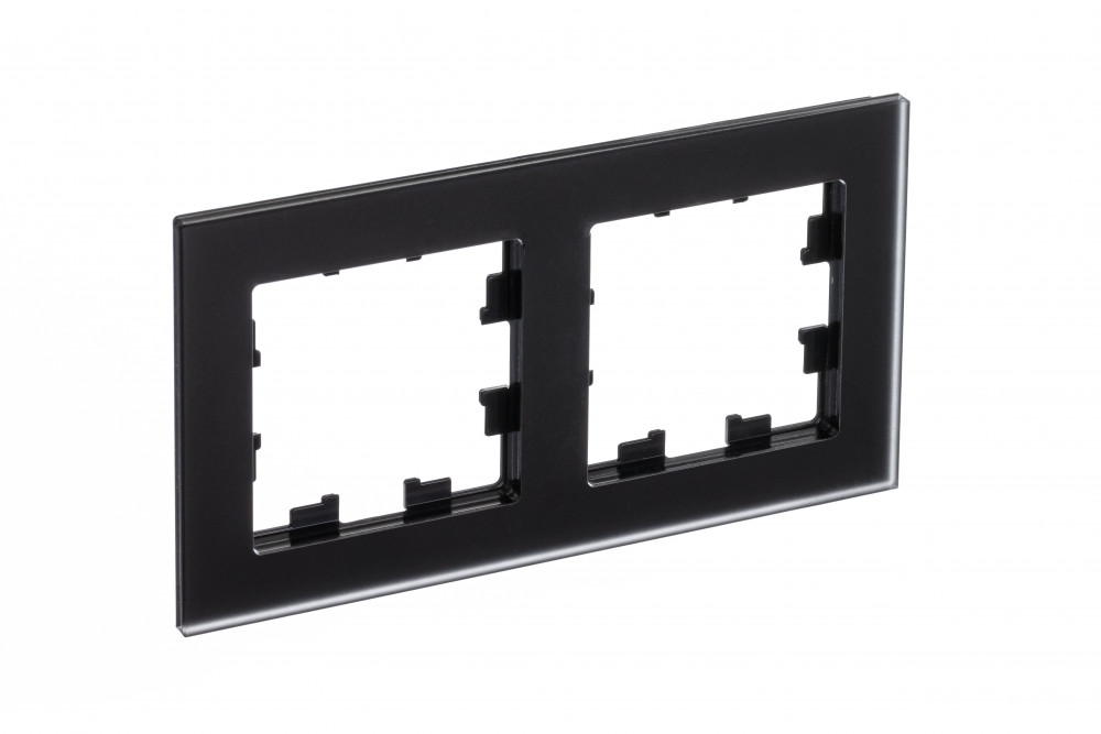 Изображение товара Systeme Electric AtlasDesign Nature Матовое стекло черный Рамка 2-ая